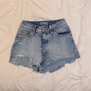 Womens High Rise Shorts